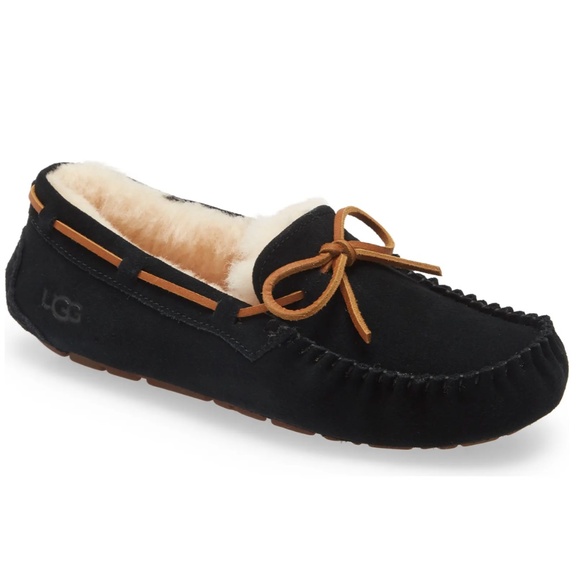 UGG Shoes - UGG Dakota Slipper in Black Suede Size US 7